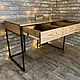 Стол письменный с ящиками из массива дуба в стиле лофт. Столы. EasyLOFT. Ярмарка Мастеров.  Фото №5