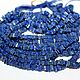 Ляпис лазурит 5мм нить 40см. Бусины. Beads. Ярмарка Мастеров.  Фото №4