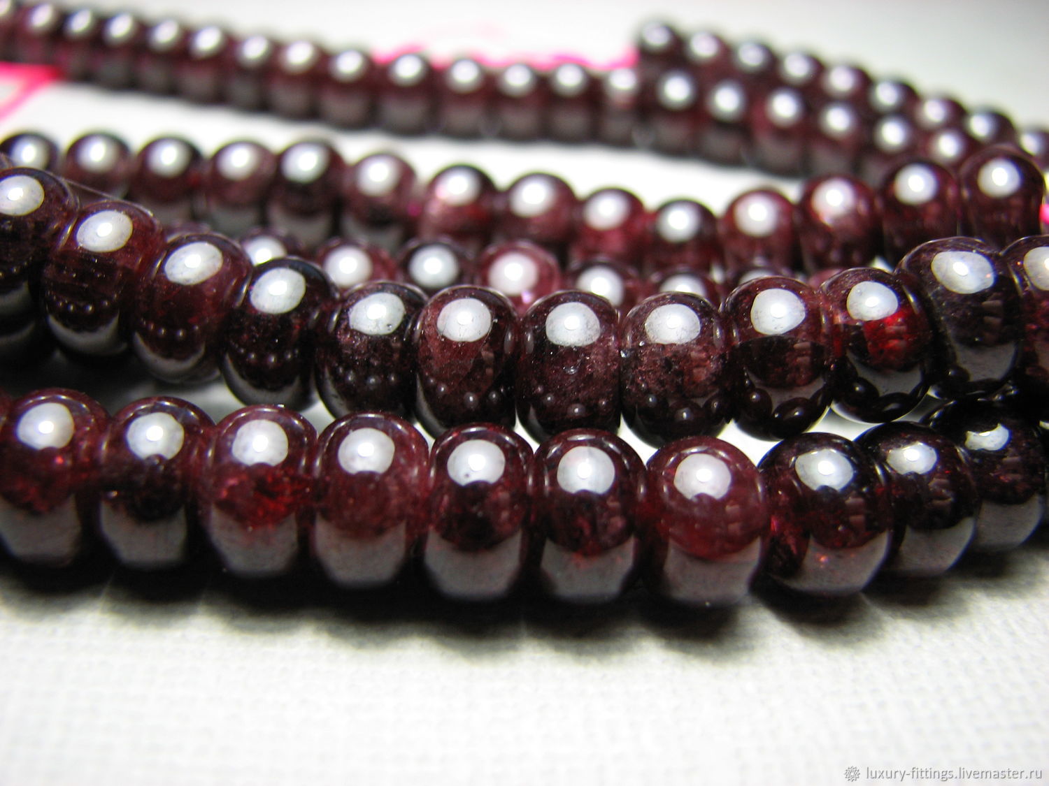 Garnet rondelle 8h5 mm, Beads1, Moscow,  Фото №1