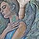 Картина: Я всегда с тобой, фактурная на дереве. Картины. Фактурные картины ◇ Annshuart. Ярмарка Мастеров.  Фото №5