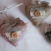 Сувениры и подарки handmade. Livemaster - original item Interior suspensions Vintage hearts.A gift for mom.. Handmade.