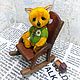 Mr.Camomile (Ромашка:)7 см тедди лис). Мишки Тедди. Ирина Ермакова. Ярмарка Мастеров.  Фото №5