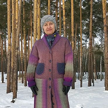Одежда ручной работы. Ярмарка Мастеров - ручная работа Пальто ОЖИДАНИЕ. Handmade.