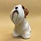 Sealyham Terrier sits a porcelain figurine, Figurines, Moscow,  Фото №1