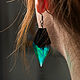 Earrings 'Polar night' crystal. Earrings. greenwood44. Online shopping on My Livemaster.  Фото №2