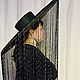 Шляпа диаметр 70 см с бахромой / нитями до пола. Шляпы. izyminka_decor Anna Burmatnova. Интернет-магазин Ярмарка Мастеров.  Фото №2