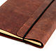 Leather notebook with rings stylish A5 Notepad made of genuine leather. Notebooks. Ptaho. My Livemaster. Фото №6