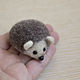 hedgehog miniature made of wool. Felted Toy. touch-me. Online shopping on My Livemaster.  Фото №2