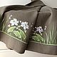 Tablecloth with embroidery ' water Lilies and sedge», Tablecloths, Moscow,  Фото №1