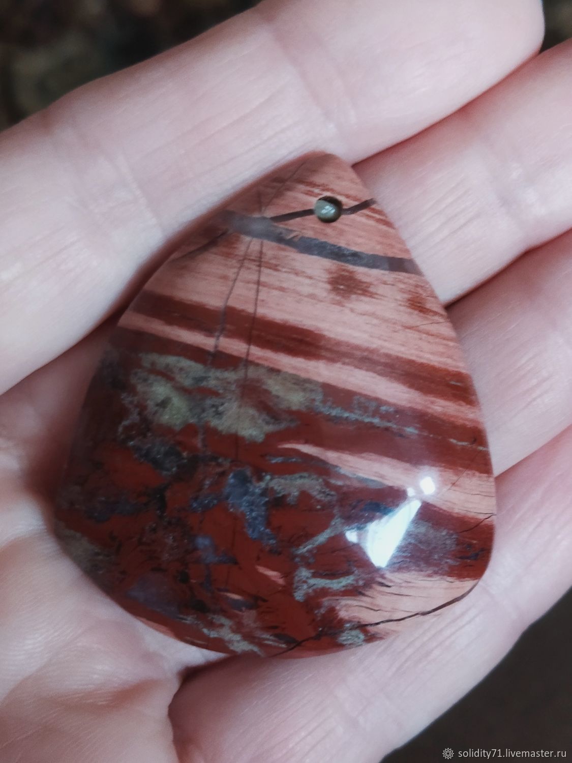 Яшма Подвески-кабошоны купить в интернет-магазине Ярмарка Мастеров по ...