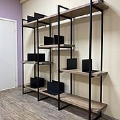 Для дома и интерьера handmade. Livemaster - original item Shelf with book holders in Loft style. Handmade.