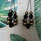 Винтаж: Серьги длинные. Серьги винтажные. ВИНТАЖ + handmade. Интернет-магазин Ярмарка Мастеров.  Фото №2