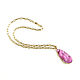 Agate pendant, pink pendant on a chain, Firework pendant'. Pendants. Irina Moro. Online shopping on My Livemaster.  Фото №2