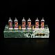 Order Nixie clock made of marble 'Milk mint' IN-14. Tube-time (tube-time). Livemaster. . Tube clock Фото №3