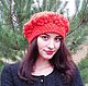 Takes Ryabina Author's work. Berets. 'CHARMER' knitting from Natalie K. Online shopping on My Livemaster.  Фото №2