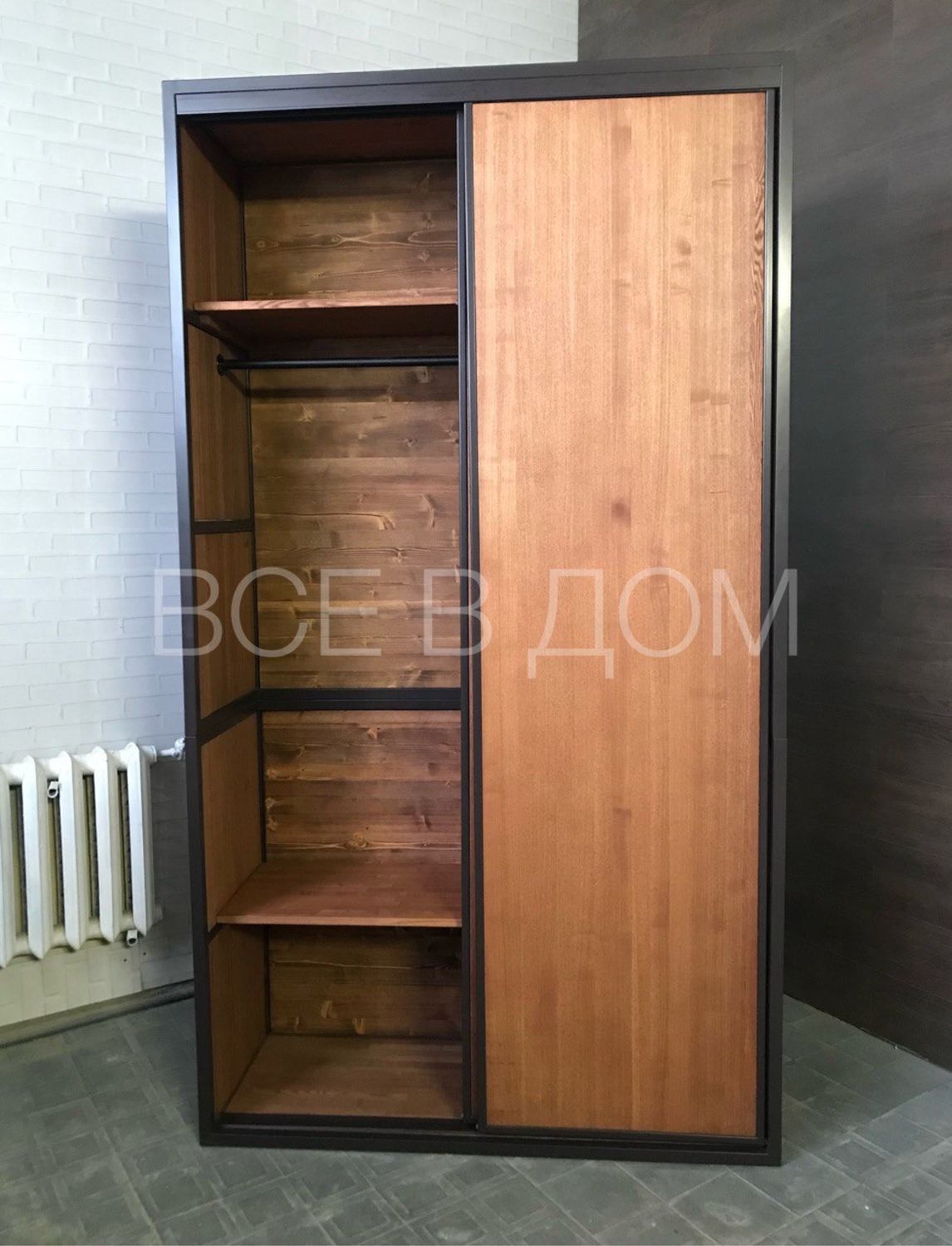 Шкаф-купе в стиле лофт в интернет-магазине Ярмарка Мастеров по цене ...