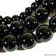 Order Agate black 8,10,12 mm smooth ball of 3 sizes. per piece. furnitura2015. Livemaster. . Beads1 Фото №3