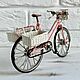 Doll Bike Pink Bicycle for Dolls 1:10 Barbie Blythe. Doll furniture. kotomka-nv. Online shopping on My Livemaster.  Фото №2