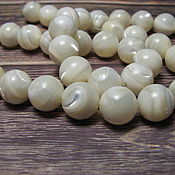 Материалы для творчества handmade. Livemaster - original item 10 mm light mother of pearl. Handmade.