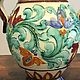 Винтаж: Старинная большая ваза, Монако. Вазы винтажные. Brocante chez Alla. Интернет-магазин Ярмарка Мастеров.  Фото №2