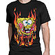 T-shirt cotton 'Sponge Bob Square Pants', T-shirts and undershirts for men, Moscow,  Фото №1