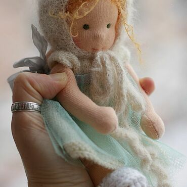 Куклы и игрушки ручной работы. Ярмарка Мастеров - ручная работа Снежинка. Handmade.