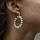 Order Earrings 'Antennae' silver, white pearls. stepan-klimov. Livemaster. . Earrings Фото №3
