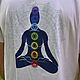 Premium Unisex Oversize Chakra Print Esoteric T-shirt. T-shirts and undershirts for men. zuevraincoat (zuevraincoat). Online shopping on My Livemaster.  Фото №2
