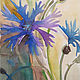 A series of watercolors with flowers. Pictures. Lidiamama. Online shopping on My Livemaster.  Фото №2