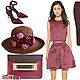 Rose Hat chocolate DESSERT FOR YOUR FAVORITE headdress. Hats1. Juliya Laborera. My Livemaster. Фото №4