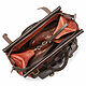 Leather travel bag 'Big' (brown). Valise. Russian leather Guild. Online shopping on My Livemaster.  Фото №2