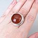 Ring of carnelian. Rings. Stones Gems from Siberia. Online shopping on My Livemaster.  Фото №2