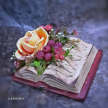 Косметика ручной работы. Ярмарка Мастеров - ручная работа КНИГА С ЦВЕТАМИ. Мыло ручной работы. Handmade.