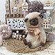 Тедди мишка — Коллекционная интерьерная игрушка ручной работы, teddy. Мишки Тедди. handmade_toys.lab | Добрые тедди. Ярмарка Мастеров.  Фото №9