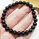 Black Obsidian Bracelet (CHO76). Bead bracelet. Selberiya shop. My Livemaster. Фото №5