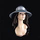 Audrey grey-blue. Hats1. Novozhilova Hats. My Livemaster. Фото №5