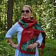 Шарф валяный женский. Шарф валяный из шерсти женский. Шарфы. Лариса Акимова  АЛОРАFelt. Ярмарка Мастеров.  Фото №6