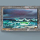 Oil painting Seascape Element of waves, Pictures, Novokuznetsk,  Фото №1