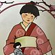 Винтаж: Декоративная тарелочка Japan, серии «Дети мира». Тарелки декоративные винтажные. Детали Вашего Дома. Интернет-магазин Ярмарка Мастеров.  Фото №2