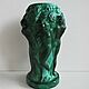 Antique Vase Malachite Glass ART DECO Czechoslovakia. Vintage vases. Czechvintage (Czechvintage). Online shopping on My Livemaster.  Фото №2
