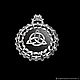 Кулон / Подвеска "Трикветр" из золота 585 с темным родием. Подвеска. BUGAKOV jewelry. Ярмарка Мастеров.  Фото №6