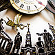 Clock Night Mound, souvenir clock city on the wall. Watch. Original wall clocks. My Livemaster. Фото №6