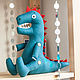 toy dinosaurs: T-Rex Rex Claus, Stuffed Toys, St. Petersburg,  Фото №1