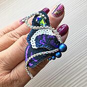 Украшения handmade. Livemaster - original item Brooch-pin Fancy butterfly Author`s brooch as a gift. Handmade.