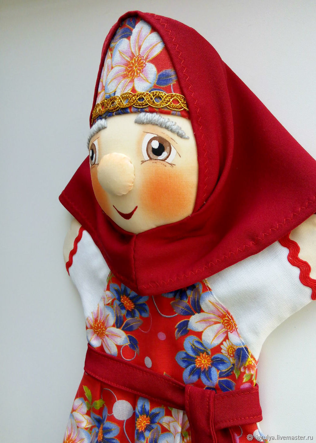 Бабулька сказительница - кукла на руку на заказ в интернет-магазине ...