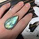 Ring 'Drop' Labradorite. Rings. UNIQUE-LIT. Online shopping on My Livemaster.  Фото №2
