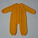Knitted romper "Mom's sun", Overall for children, Moscow,  Фото №1