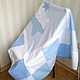 Детское легкое одеяльце "Blue sky". Пледы. Дроздова Алла (drozdova-alla). Ярмарка Мастеров.  Фото №4