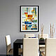  Interior painting geometric abstraction, Pictures, Izhevsk,  Фото №1