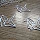 !Cutting for scrapbooking - CRANE origami, diz cardboard. Scrapbooking cuttings. svetafka-handmade. My Livemaster. Фото №4